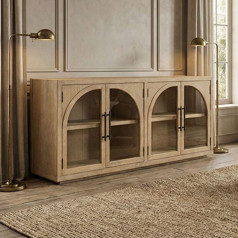 Clements Natural Sideboard - Ornate Home
