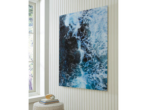 Clemick Turquoise Wall Art (Online Special Price) - Ornate Home