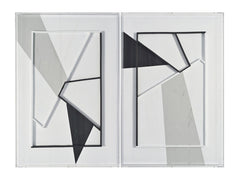 Clemmons Black/White Wall Art - Ornate Home