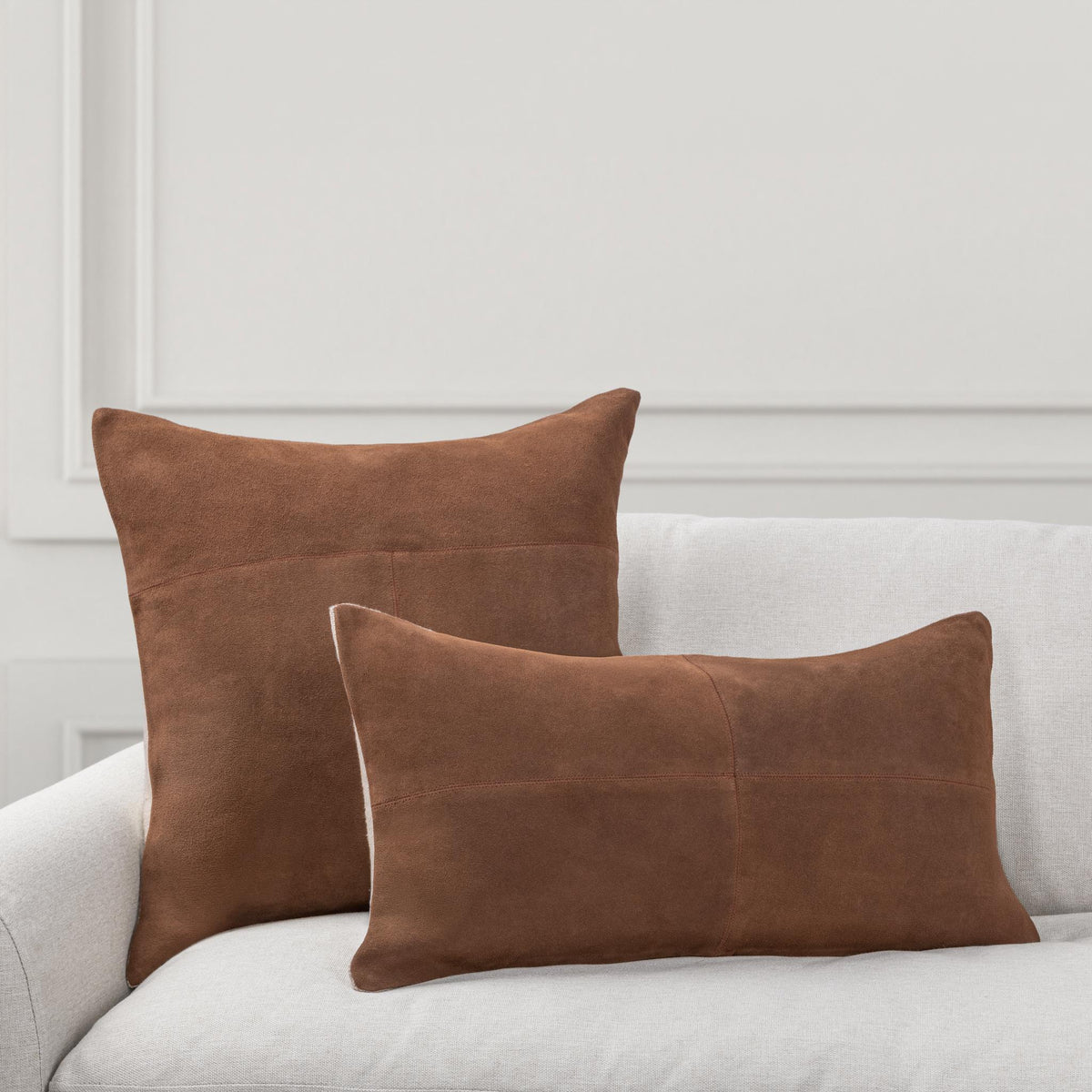 Clemson Saddle Brown 22"x22" Throw Pillow (Set of 2)