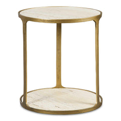 Clench Brass Side Table - Ornate Home