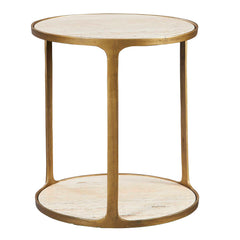 Clench Brass Side Table - Ornate Home