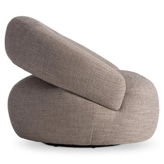 Cleo Beige/Tan Fabric Swivel Chair - Ornate Home