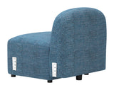 Cleo Blue Middle Chair