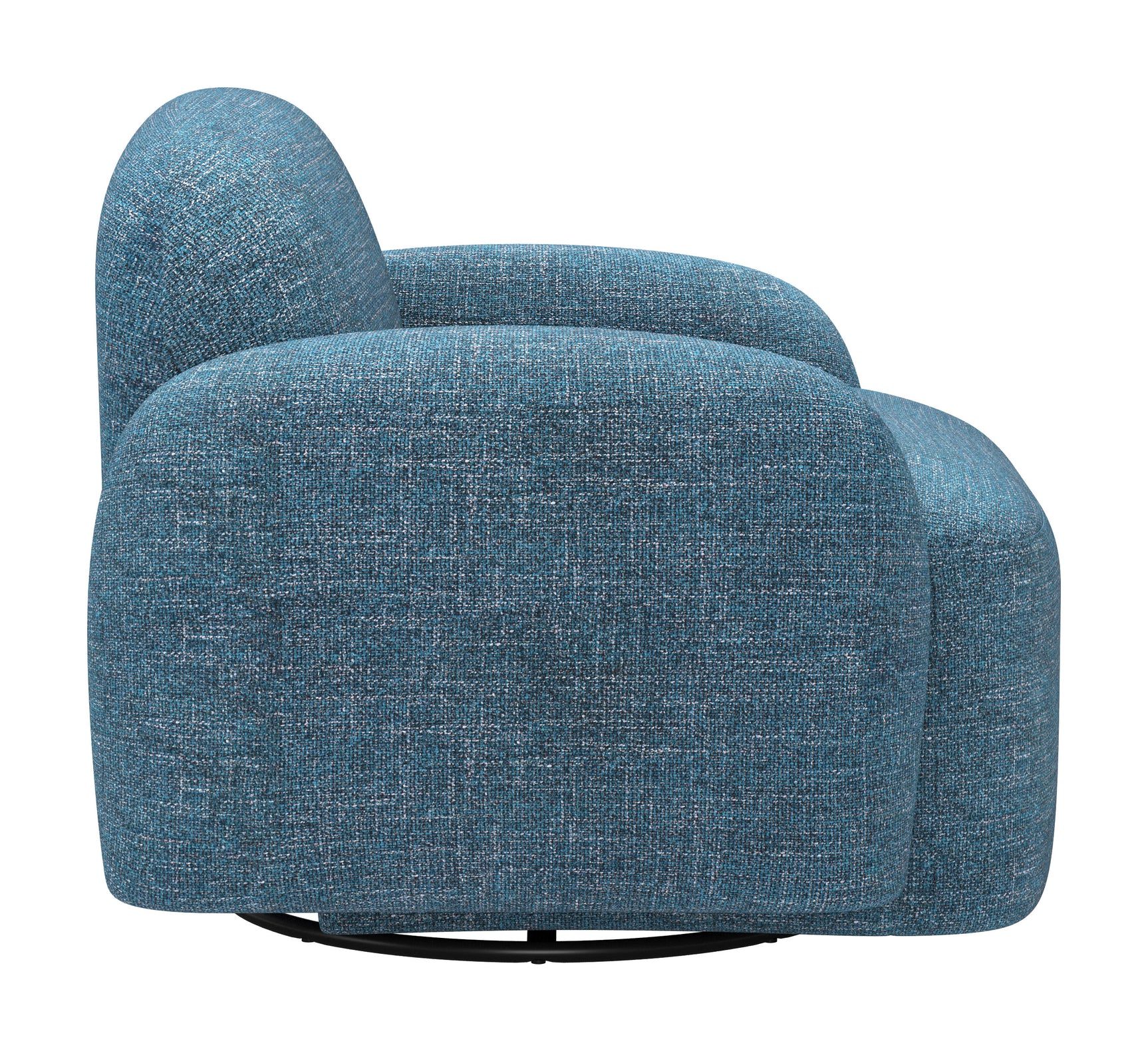Cleo Blue Swivel Chair