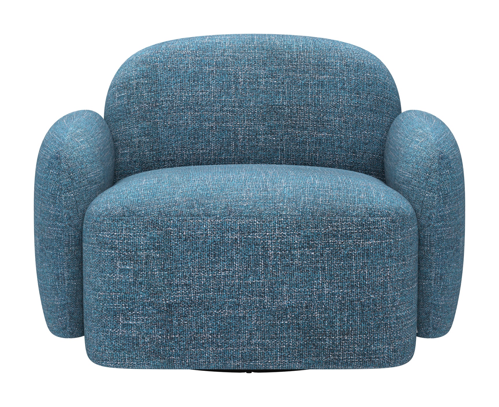 Cleo Blue Swivel Chair