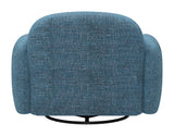 Cleo Blue Swivel Chair