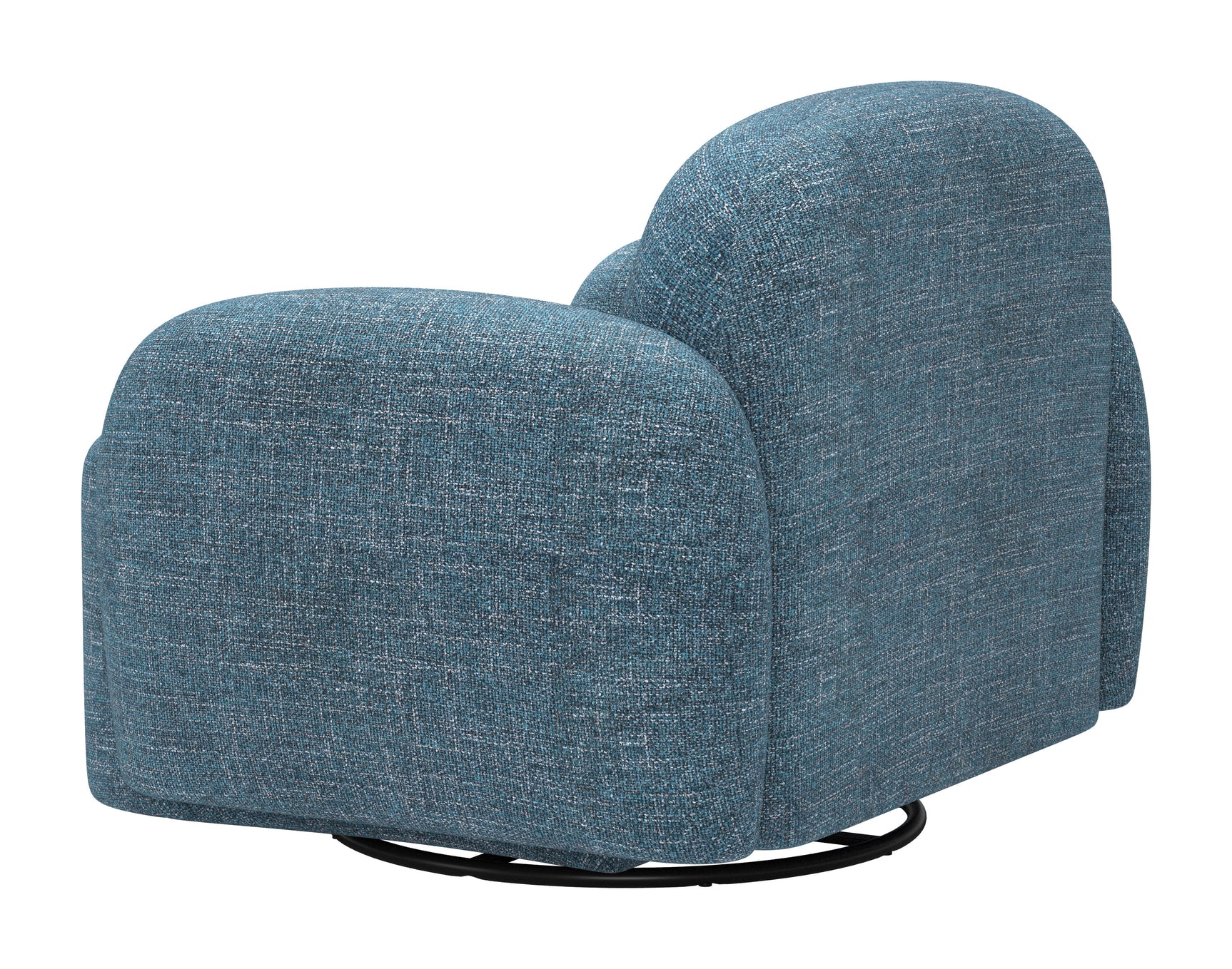 Cleo Blue Swivel Chair