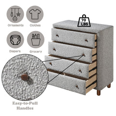 Cleo Gray Chest - Ornate Home