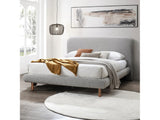 Cleo Gray Eastern King Bed - Ornate Home