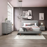 Cleo Gray Nightstand - Ornate Home