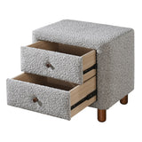 Cleo Gray Nightstand - Ornate Home