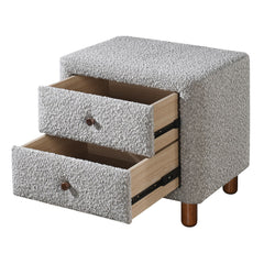Cleo Gray Nightstand - Ornate Home