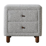 Cleo Gray Nightstand - Ornate Home