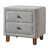 Cleo Gray Nightstand - Ornate Home