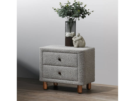 Cleo Gray Nightstand - Ornate Home