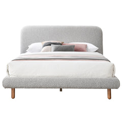 Cleo Gray Queen Bed - Ornate Home