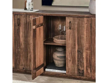 Cleo Natural Buffet - Ornate Home
