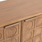 Cleveland Sandy Taupe 4 Door Cabinet - Ornate Home