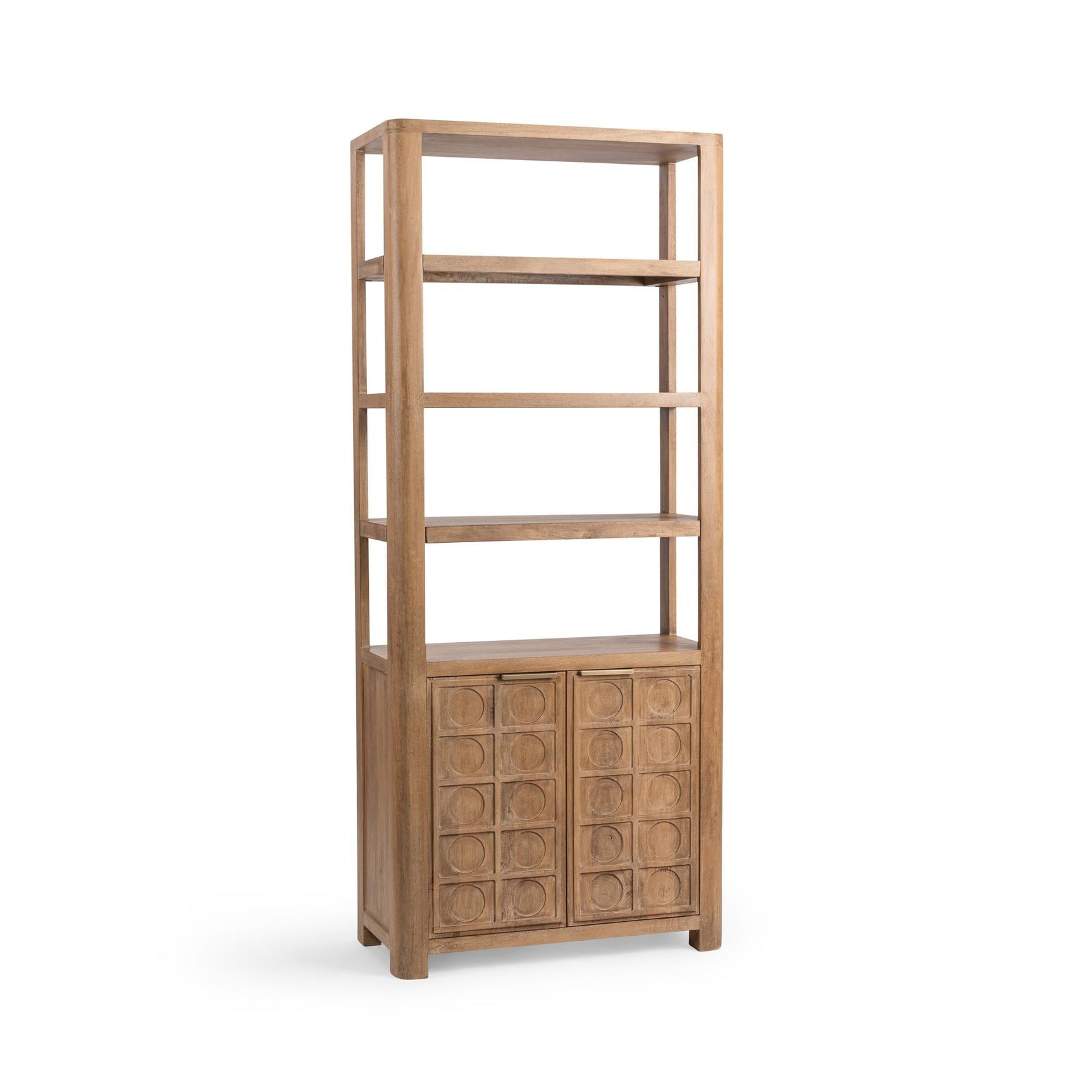 Cleveland Sandy Taupe Bookcase - Ornate Home