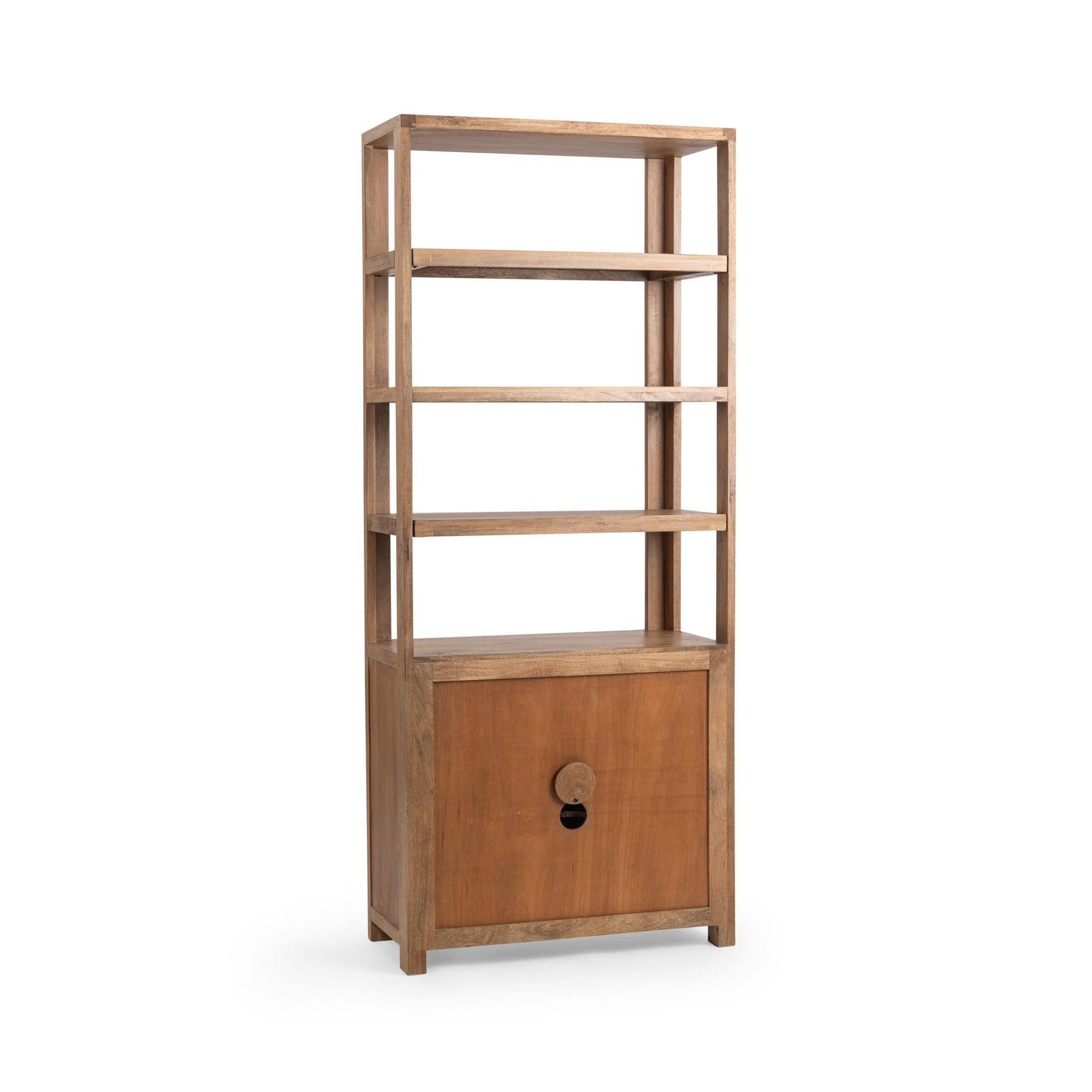Cleveland Sandy Taupe Bookcase - Ornate Home