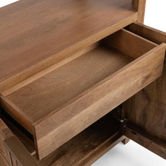 Cleveland Sandy Taupe Bookcase - Ornate Home