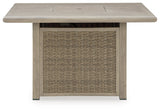 Cliff Trails Beige Fire Pit Table (Online Special Price) - Ornate Home