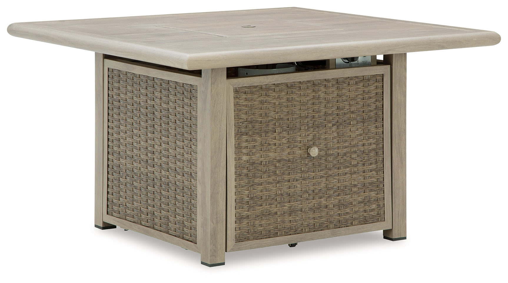 Cliff Trails Beige Fire Pit Table (Online Special Price) - Ornate Home