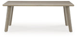 Cliff Trails Beige Outdoor Dining Table - Ornate Home
