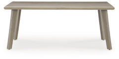 Cliff Trails Beige Outdoor Dining Table - Ornate Home