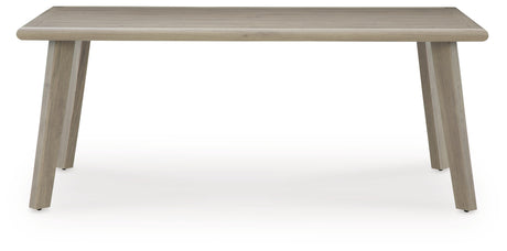Cliff Trails Beige Outdoor Dining Table - Ornate Home