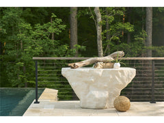 Cliffside White Console Table - Ornate Home