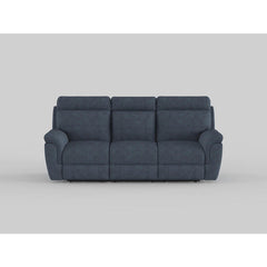 Clifton Blue Double Reclining Sofa - Ornate Home