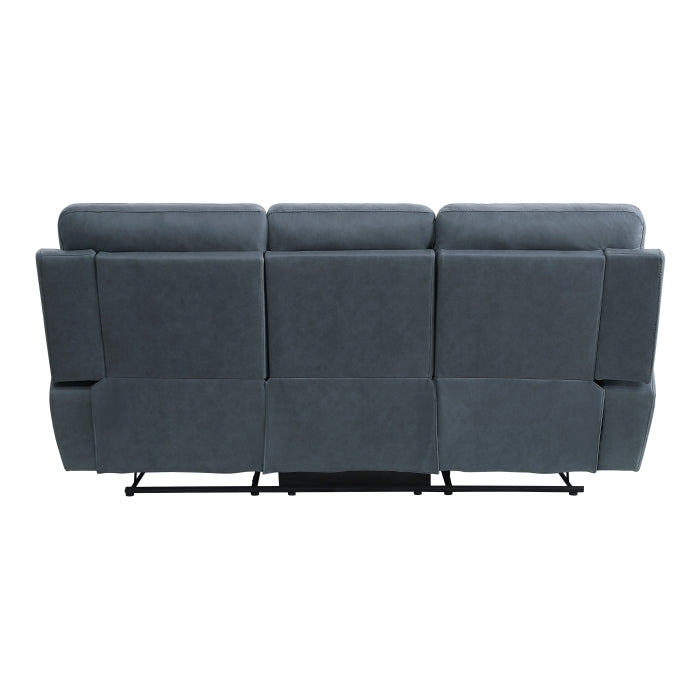 Clifton Blue Double Reclining Sofa - Ornate Home