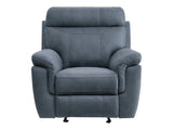 Clifton Blue Glider Reclining Chair - Ornate Home