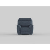 Clifton Blue Glider Reclining Chair - Ornate Home