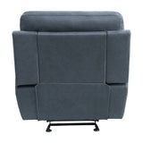 Clifton Blue Glider Reclining Chair - Ornate Home