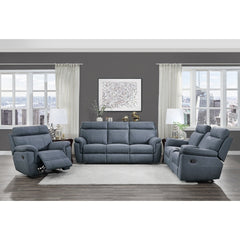 Clifton Blue Glider Reclining Chair - Ornate Home
