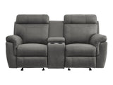 Clifton Gray Double Glider Reclining Loveseat - Ornate Home