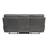 Clifton Gray Double Reclining Sofa - Ornate Home