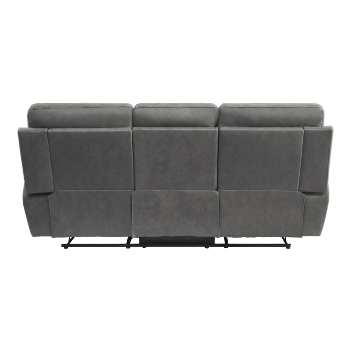 Clifton Gray Double Reclining Sofa - Ornate Home