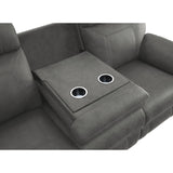 Clifton Gray Double Reclining Sofa - Ornate Home