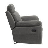 Clifton Gray Glider Reclining Chair - Ornate Home