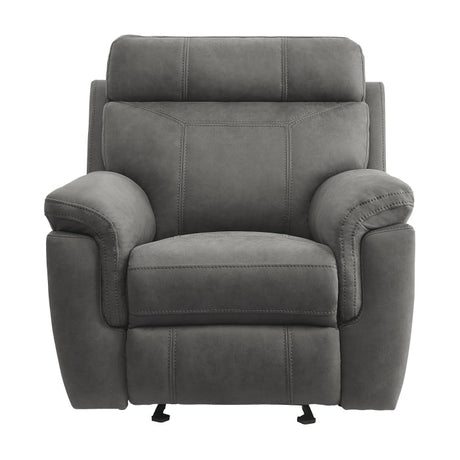 Clifton Gray Glider Reclining Chair - Ornate Home