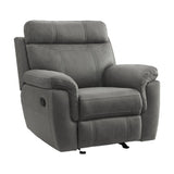 Clifton Gray Glider Reclining Chair - Ornate Home