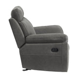 Clifton Gray Glider Reclining Chair - Ornate Home