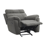 Clifton Gray Glider Reclining Chair - Ornate Home