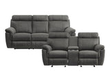 Clifton Gray Sofa & Loveseat - Ornate Home