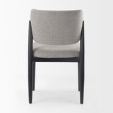 Cline Gray/Black Curved Back Dining Side Chair (Set of 2) - Ornate Home