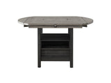Cline Light Gray/Black Counter Height Dining Table - Ornate Home